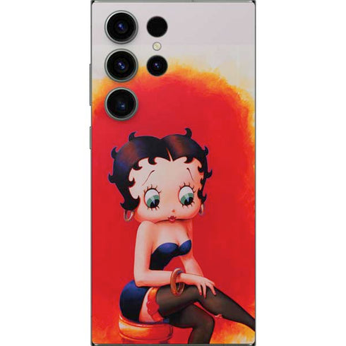 Betty Boop Stockings Galaxy S25 Ultra Skin